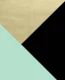 Gold Mint  Black Geometric 1
