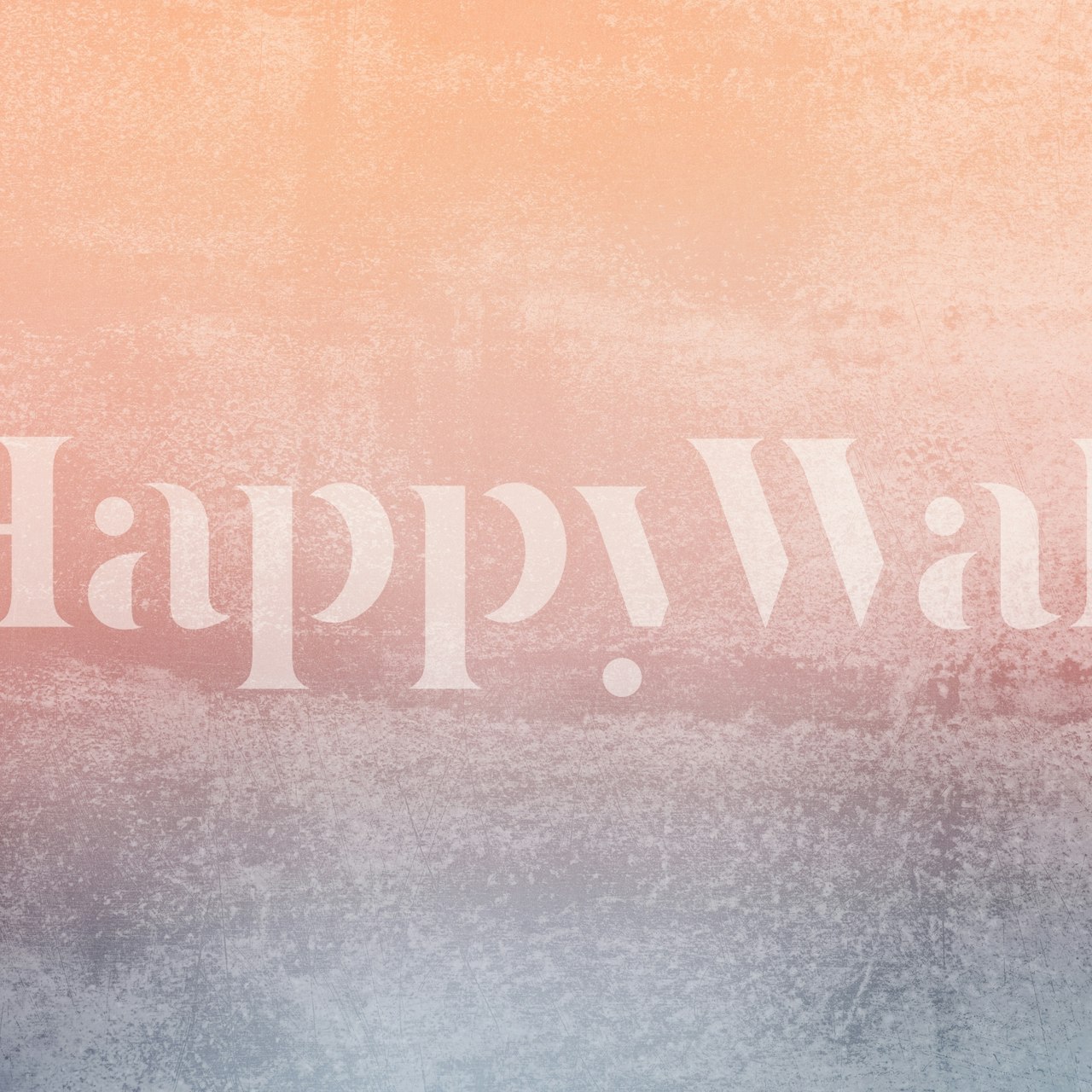 Abstract concrete texture wall mural with warm sunset colors