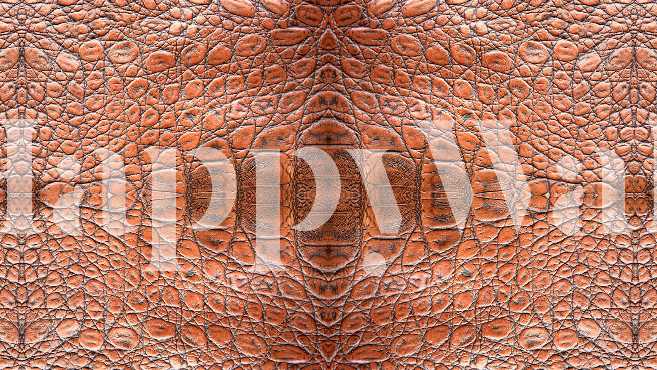 Brown crocodile texture pattern wallpaper