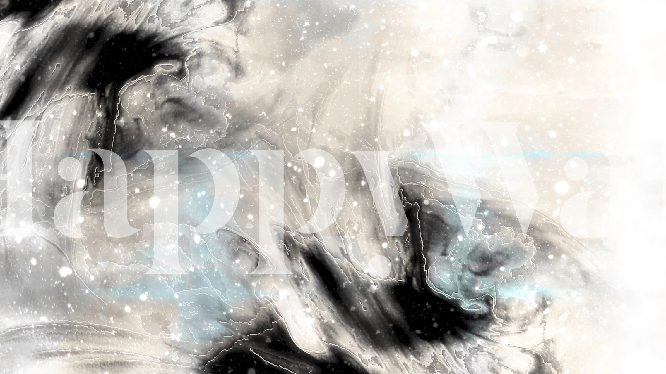 Waves Alcohol Ink wallpaper design in a room