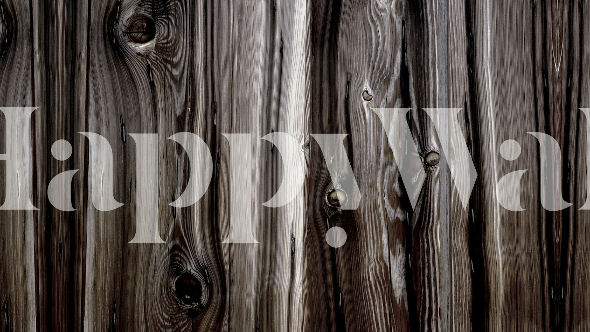 Krupni plan teksture zidnog murala Wooden Nordic Design s detaljnim izgledom drvene daske