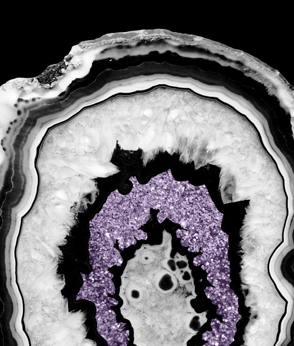 Agate Ultra Violet Glitter 2