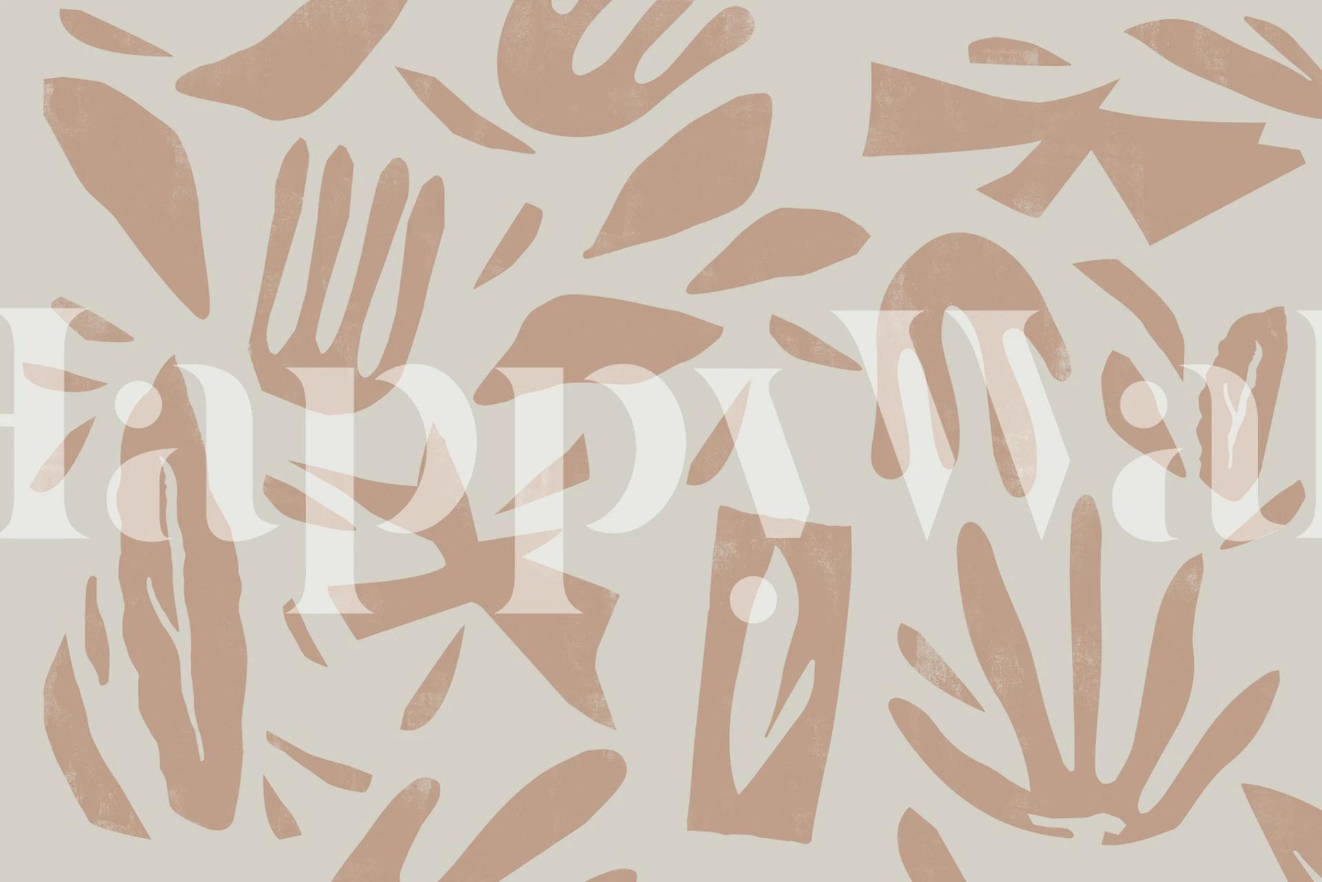 Matisse Rustic 3 wallpaper in a stylish room