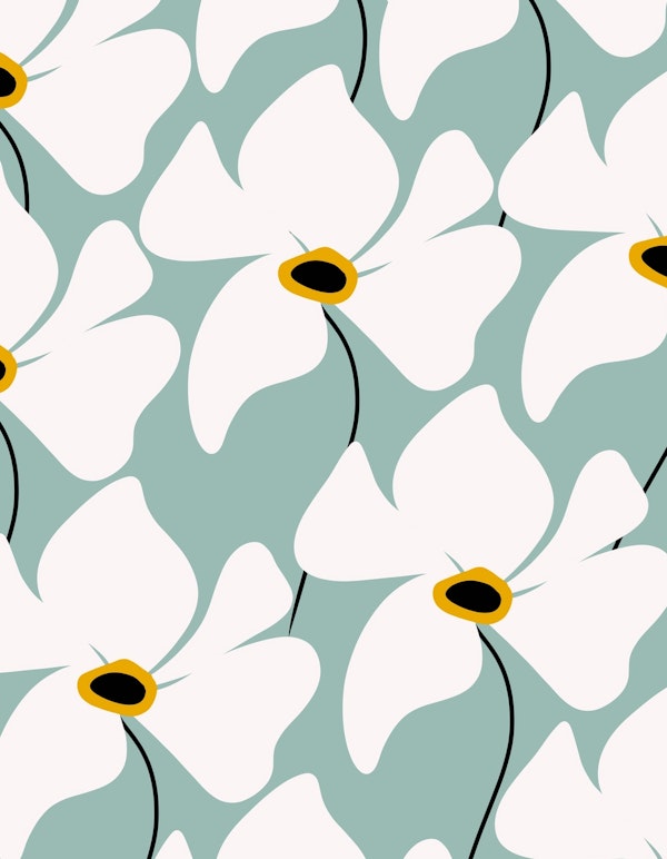 Abstract Floral Glam 1