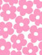 Retro Pink Daisies 1