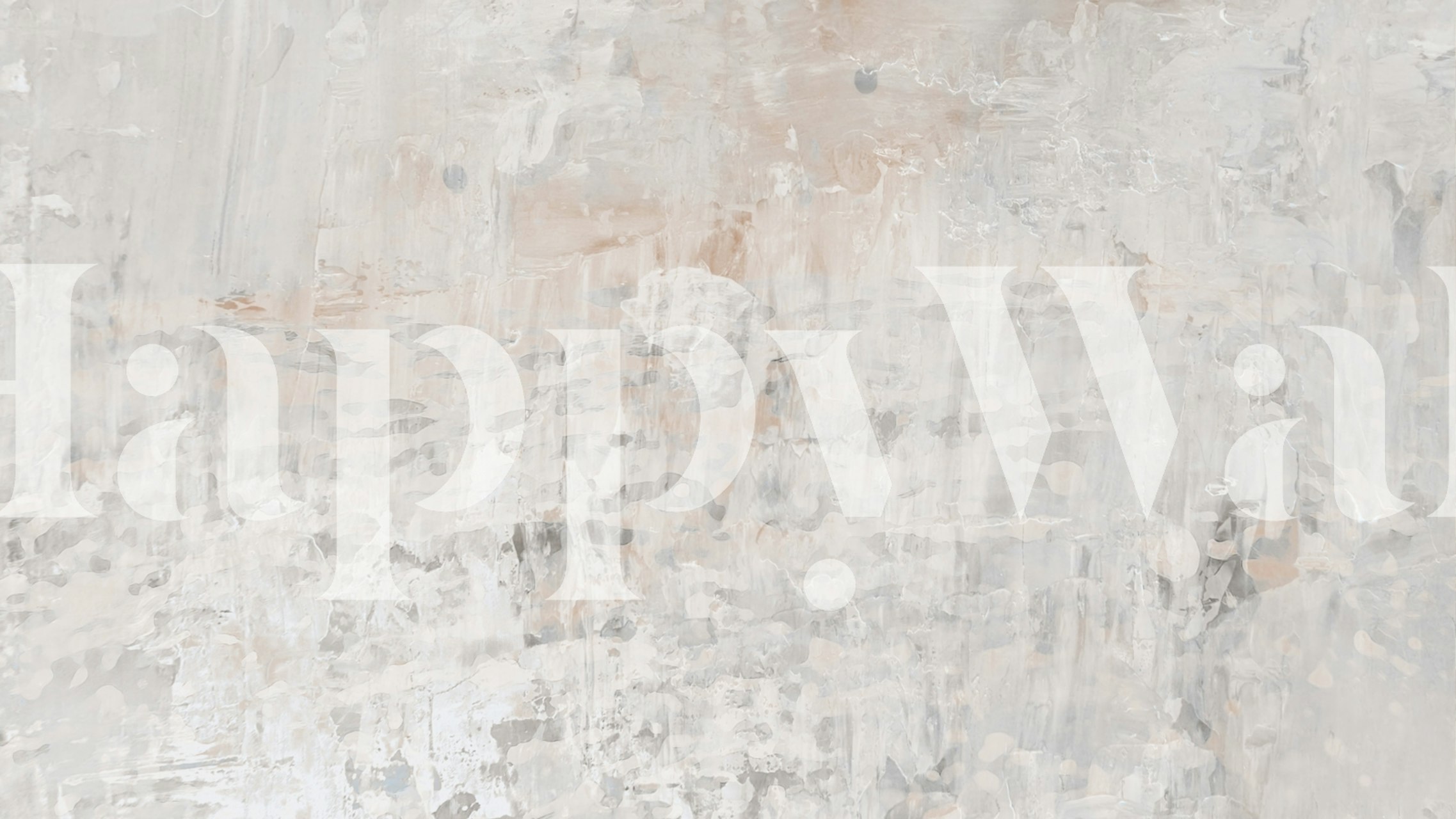 White and gray watercolor textured wall mural for modern interiors