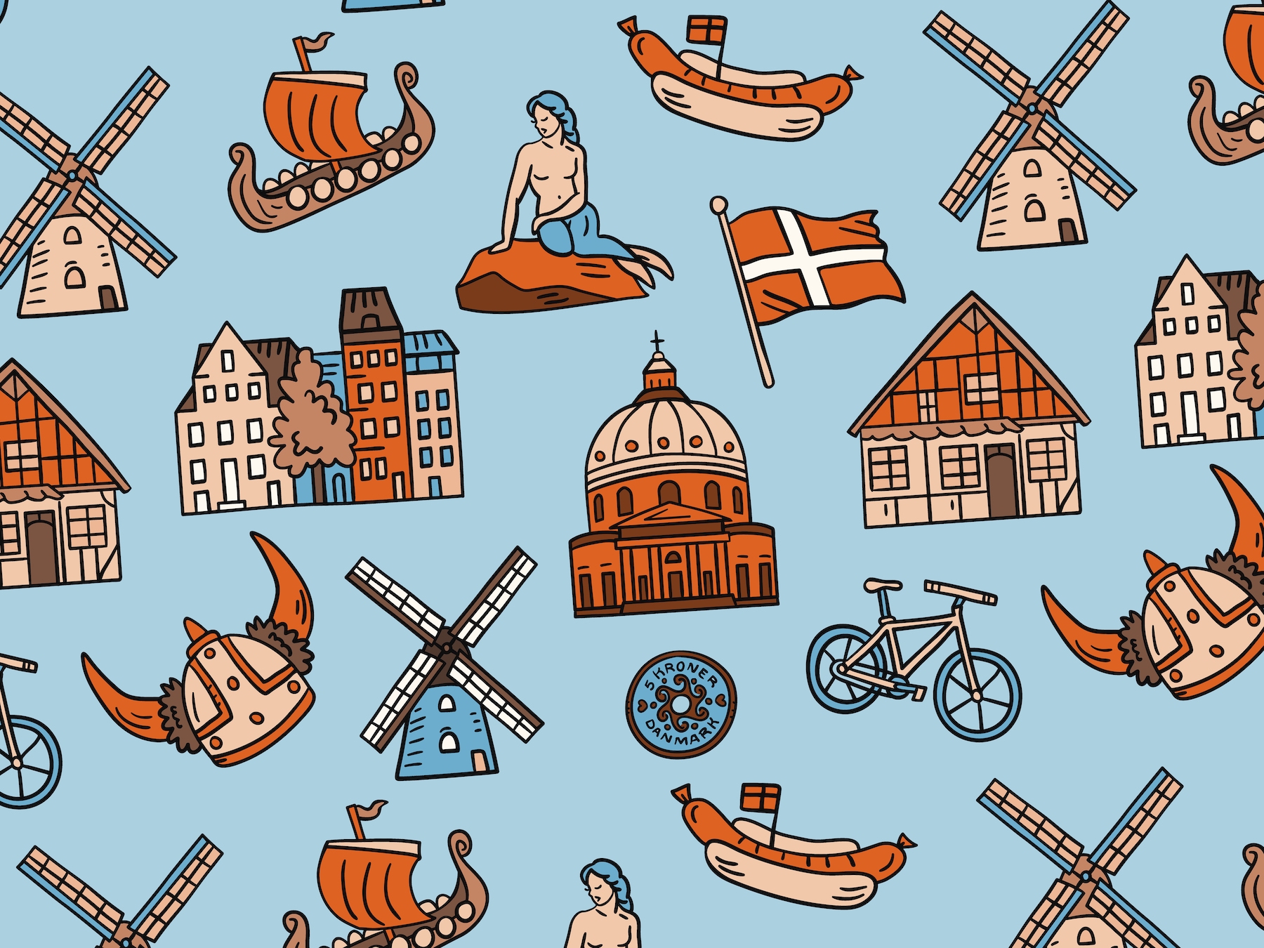 Denmark wallpaper | Happywall