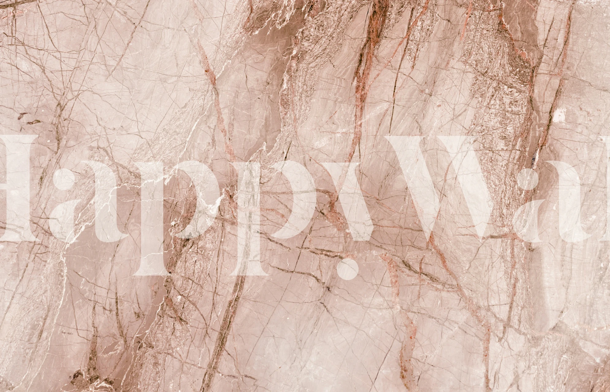 Warm Marble Interior wallpaper design