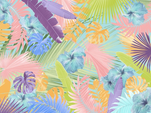 Pastel Summer Hibiscus 2