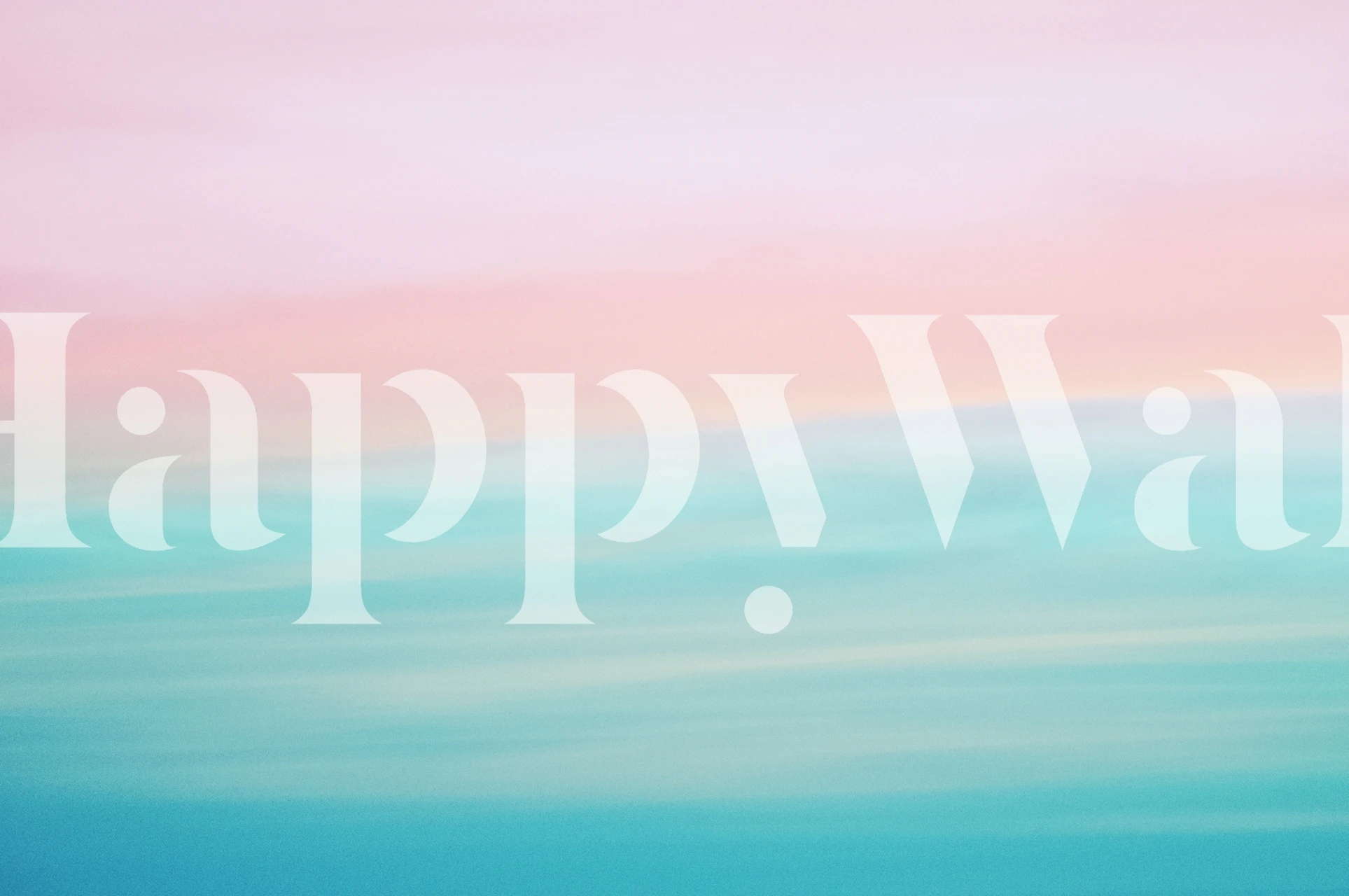 Pastel gradient design in soft blue to pink colors wallpaper