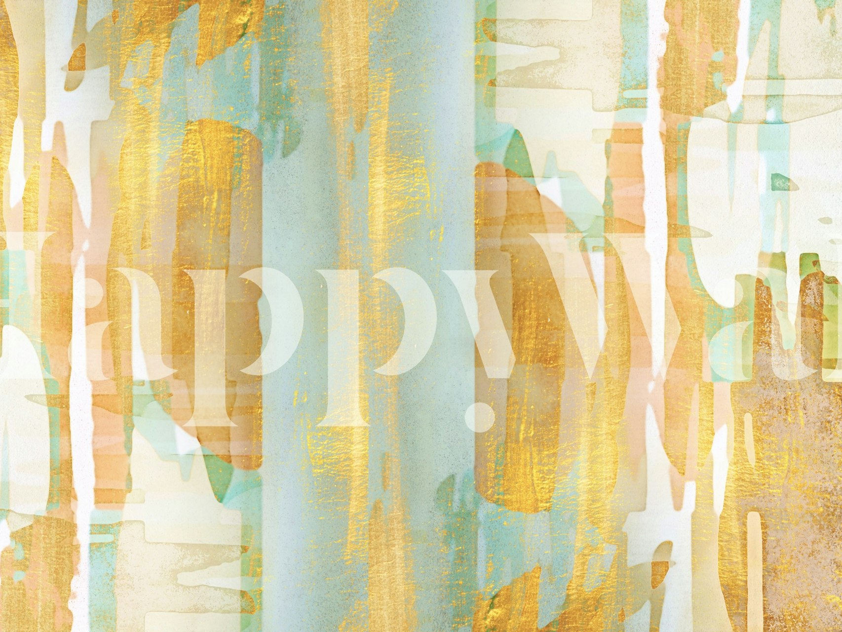 Papier peint Vibrant African Dye 7 dans une pièce