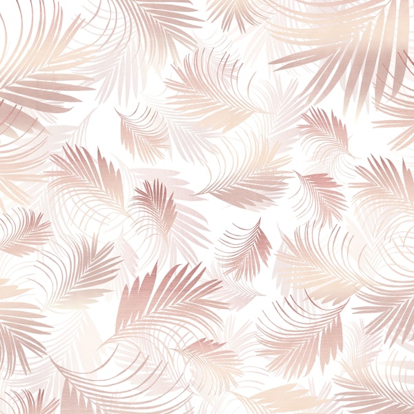 Tropical Rose Gold Palms 1