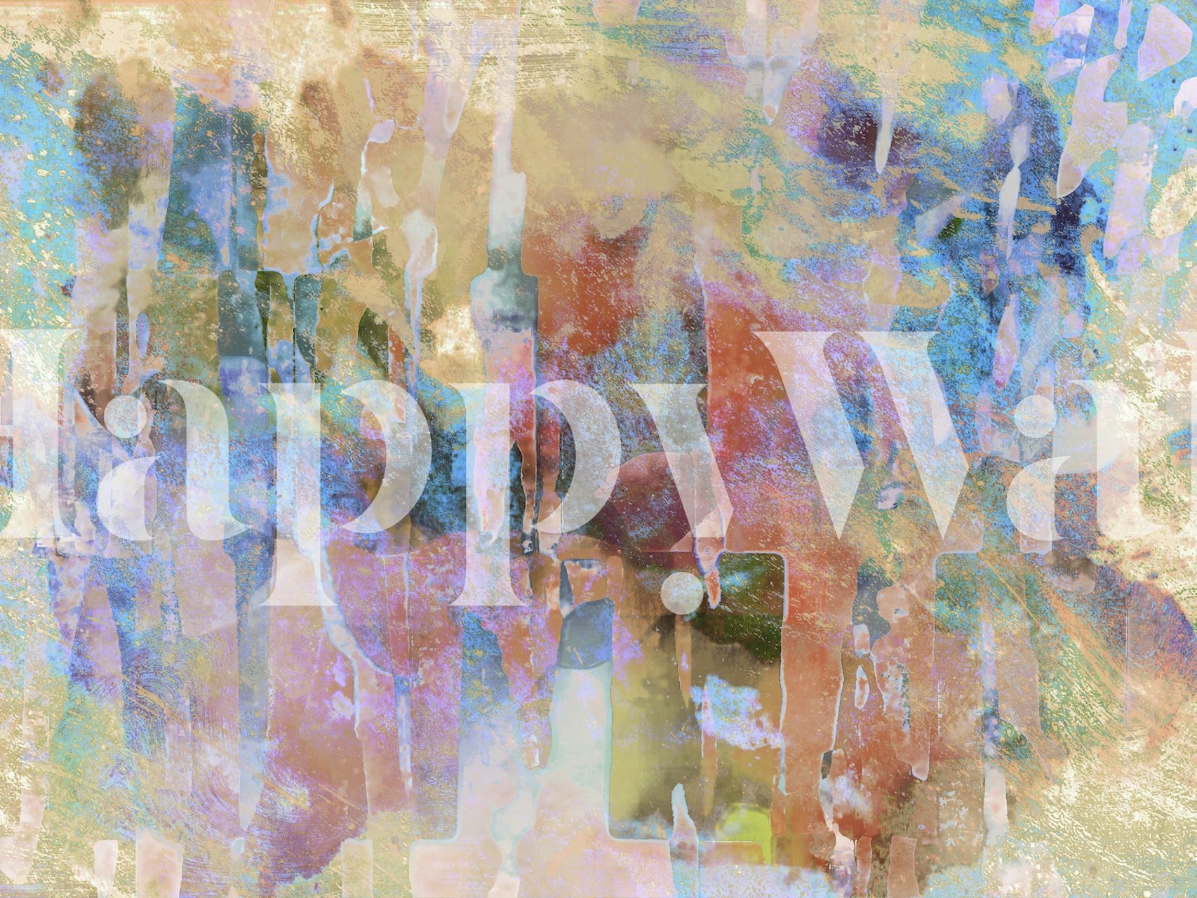 Abstract pastel wallpaper with soft colors and flowing patterns