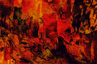 Warm Dye Abstract tapetas
