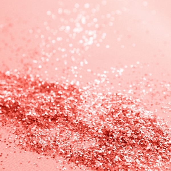 Living Coral Lady Glitter 2