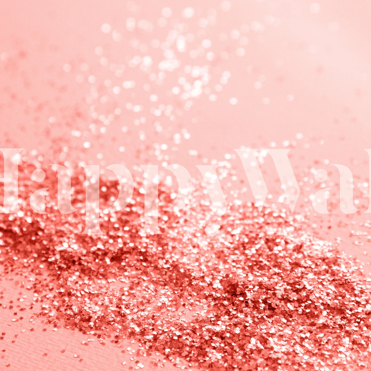 Living Coral Lady Glitter 2 tapet i et rum