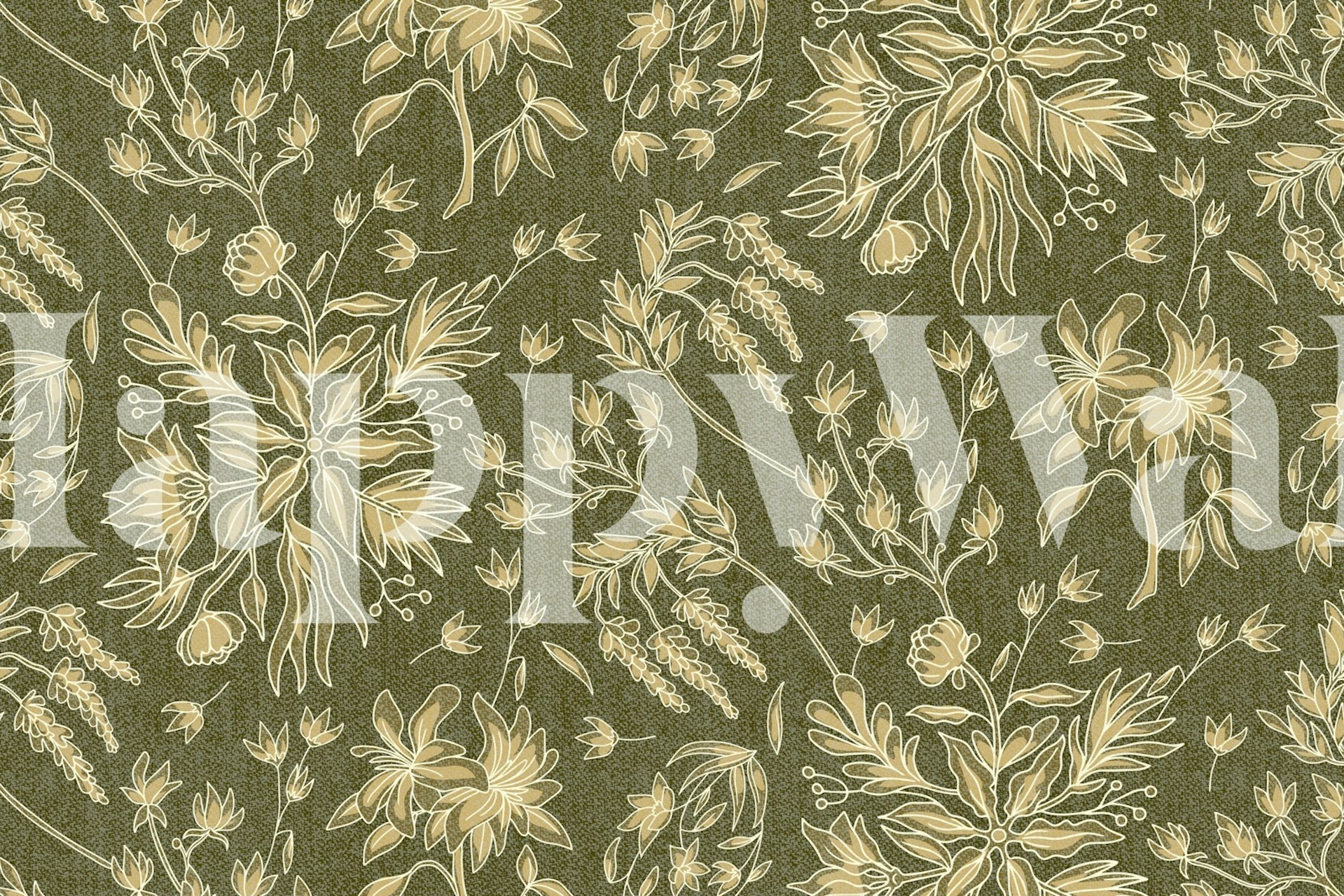 Σχέδιο ταπετσαρίας Mid Century Floral Fabric