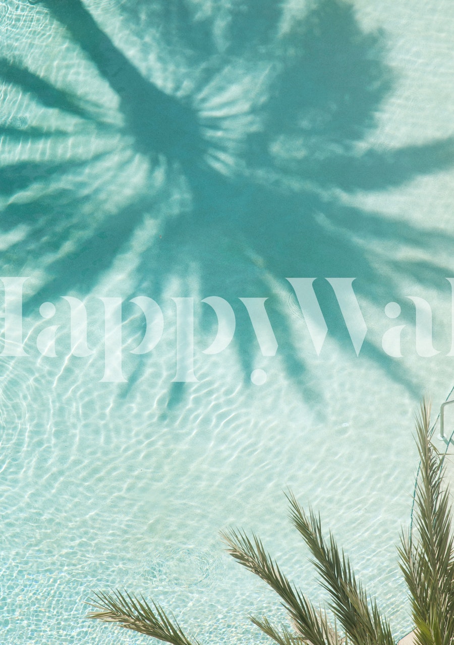 Palm Tree Pool Dream 1 Wallpaper - Happywall