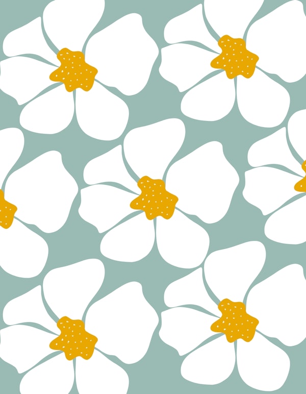 Abstract Flower Glam 1