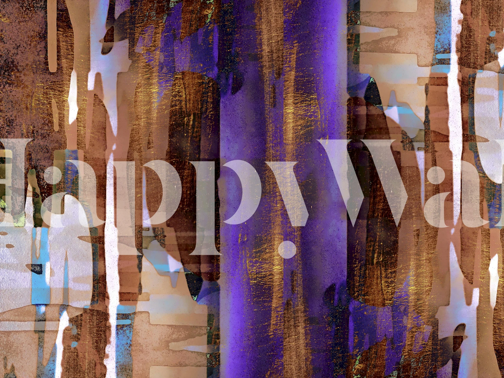 Texture Mysterious papel pintado mostrado en una habitación