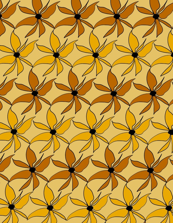 Abstract Florals Pattern 1