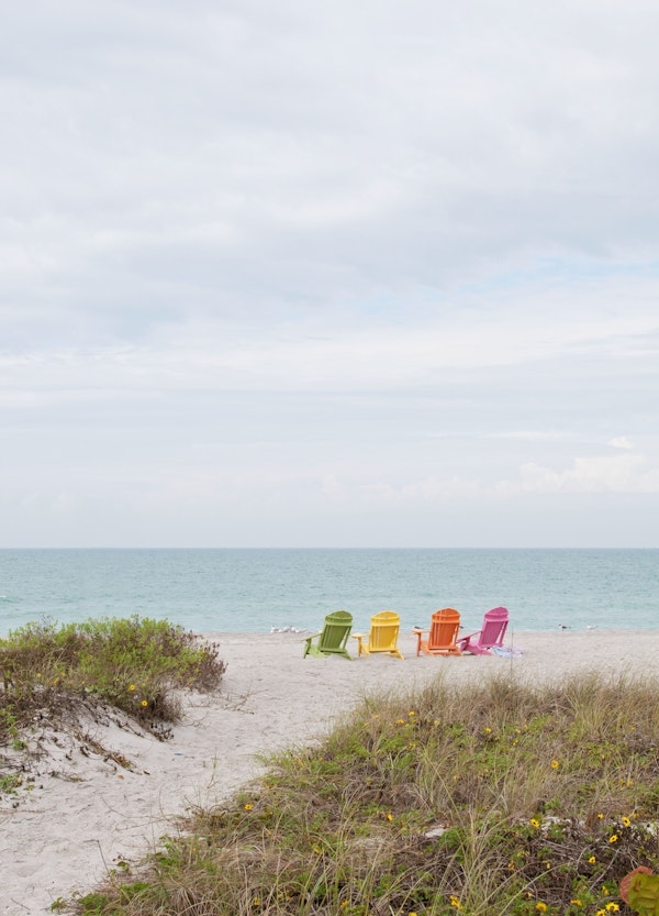 Colorful Chairs on the Beach 1