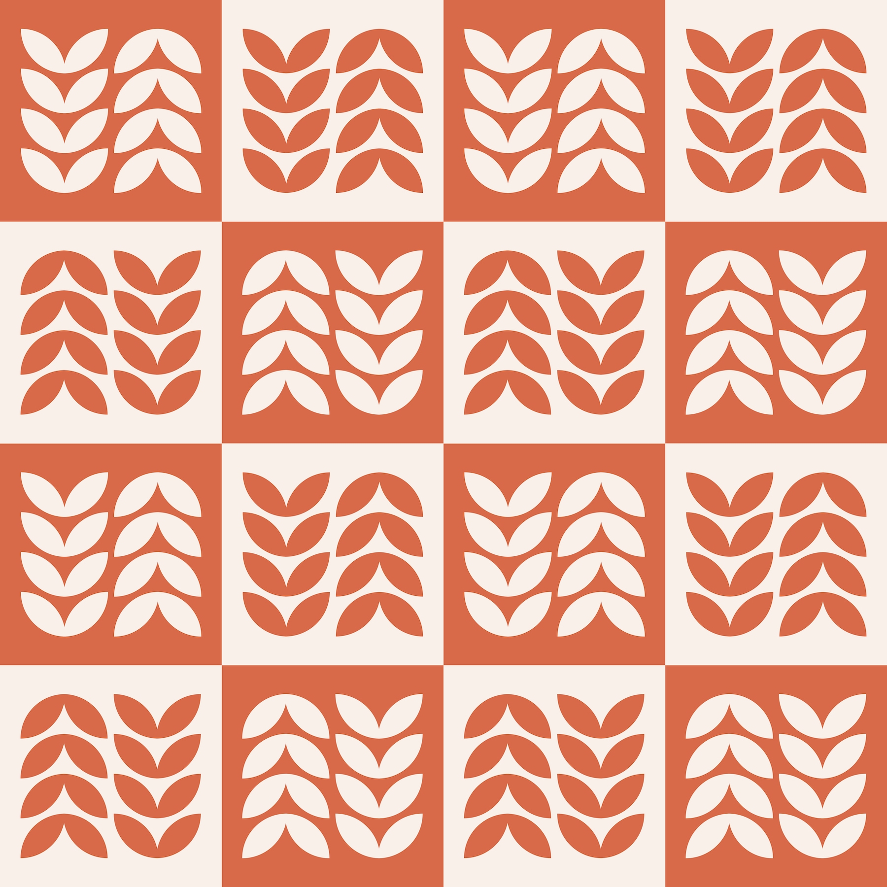 Midcentury Tiles Wallpaper Geometric Tile Design Happywall