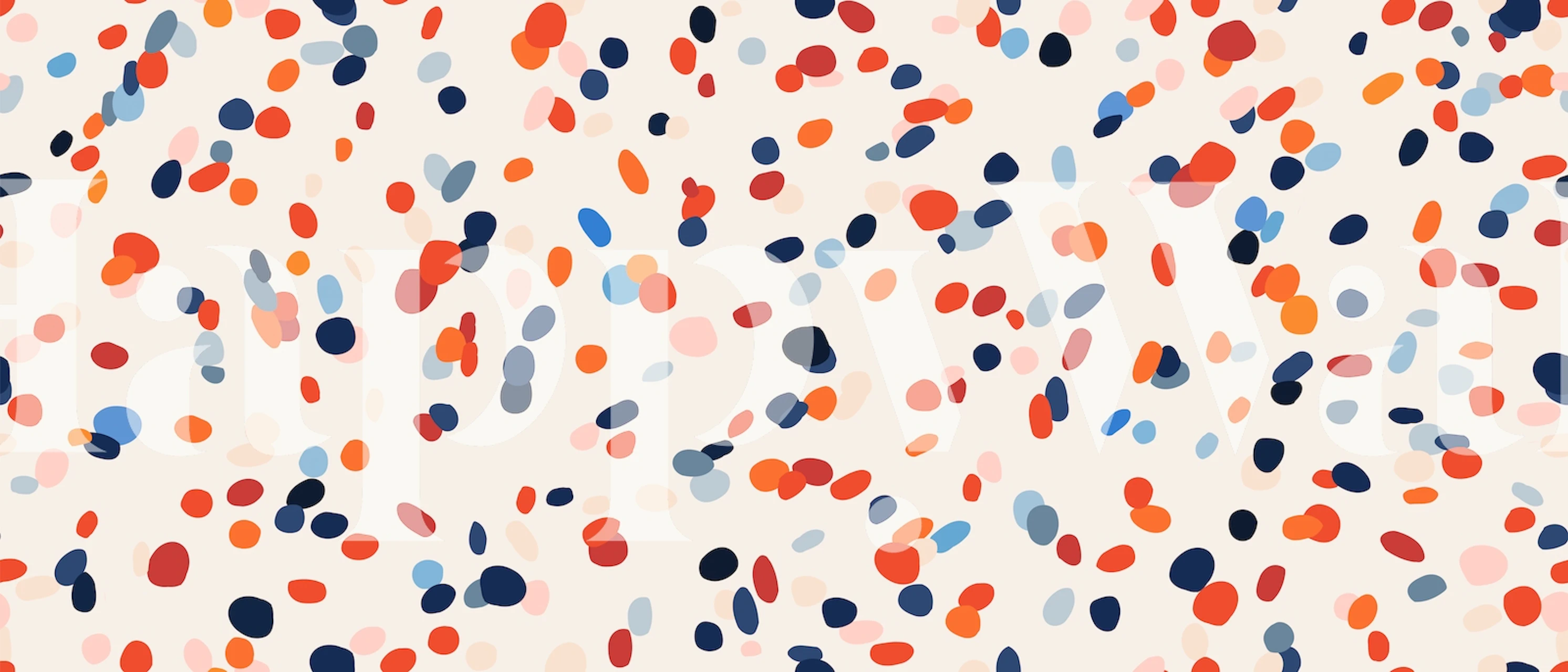 Colorful dots on light background abstract wallpaper