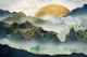 Green golden mountains