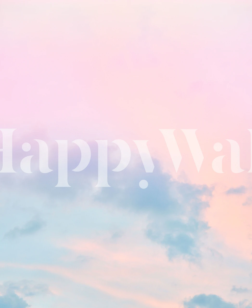 Tapeta Pastel Sky Dream w pokoju