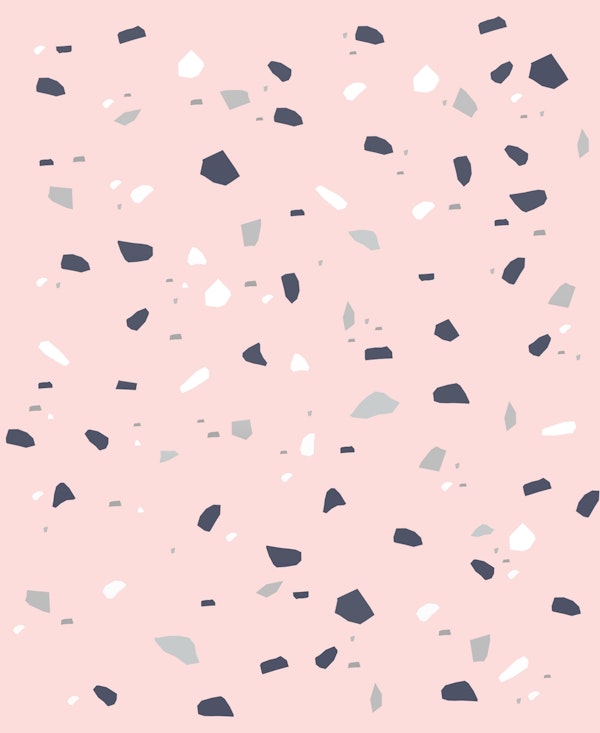 Blush Midnight Navy Terrazzo 1