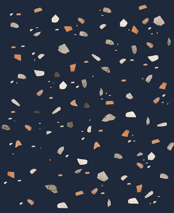 Midnight Navy Terrazzo 1