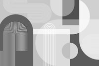 Abstract Arches Grey 2 tapete