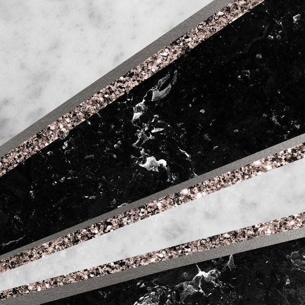 Black White Marble Stripes 1