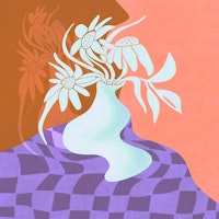 Ghost Vase II Square carta da parati