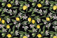 Lemon branches with tapete
