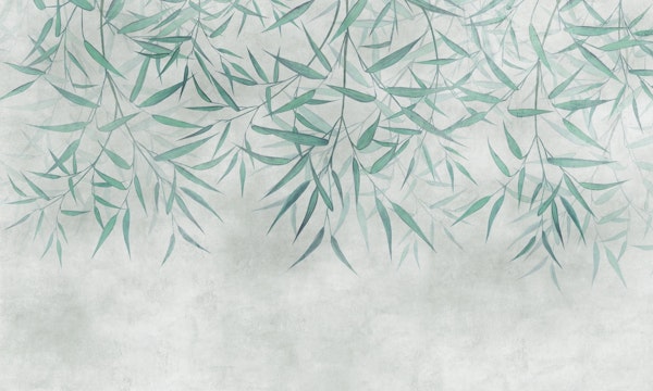 Hanging bamboo leaves