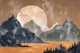 The gray mountains
