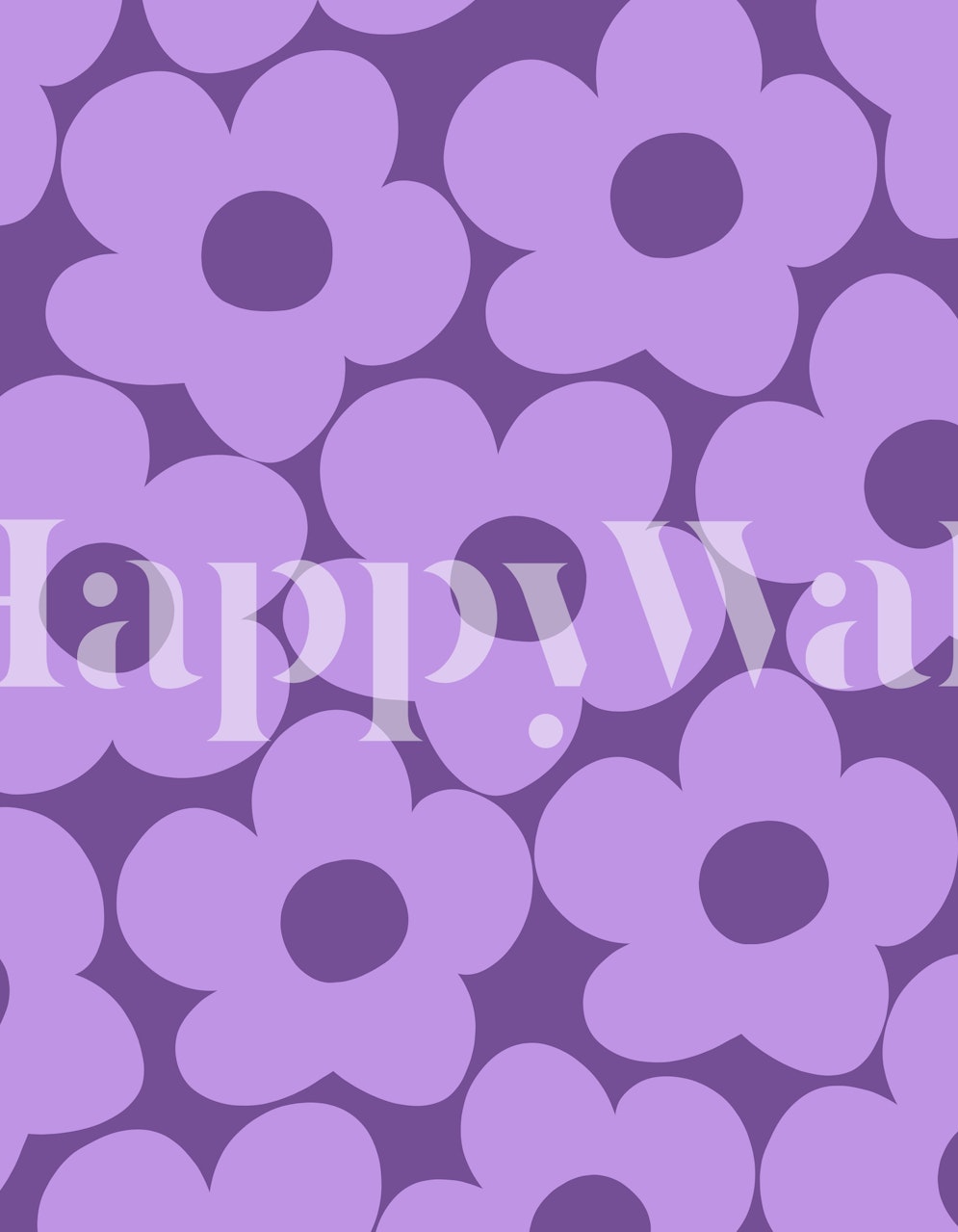 Fototapete Lila und lavendelfarbene gänseblümchen