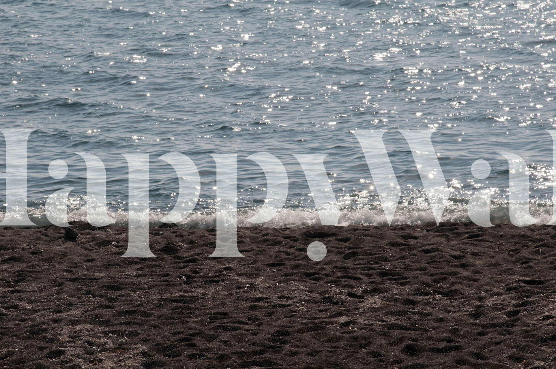 Sunkissed Ocean Dream wallpaper in a room