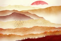 Valley of fire mountains papel de parede