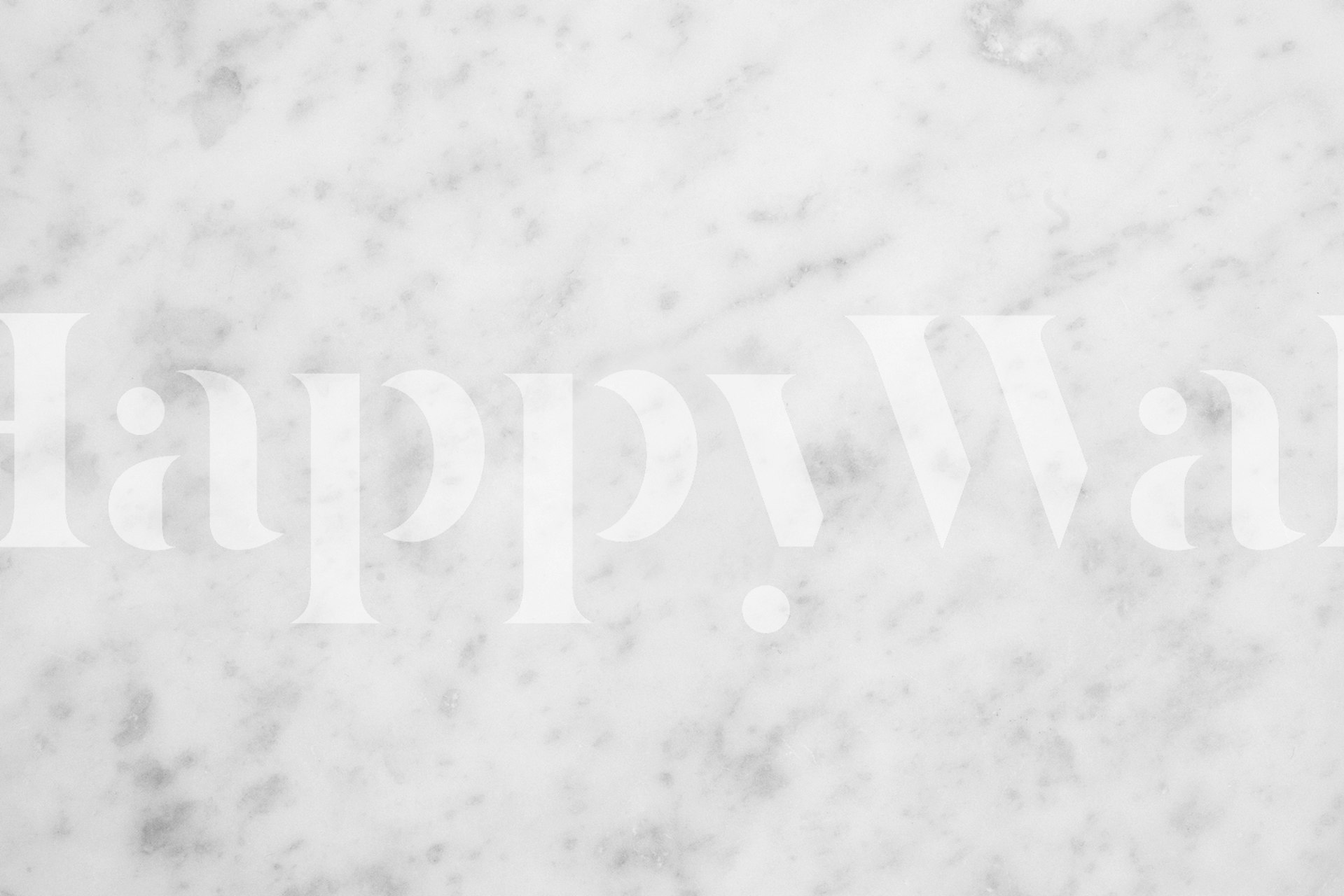 Classic white marble pattern with gray veining wallpaper