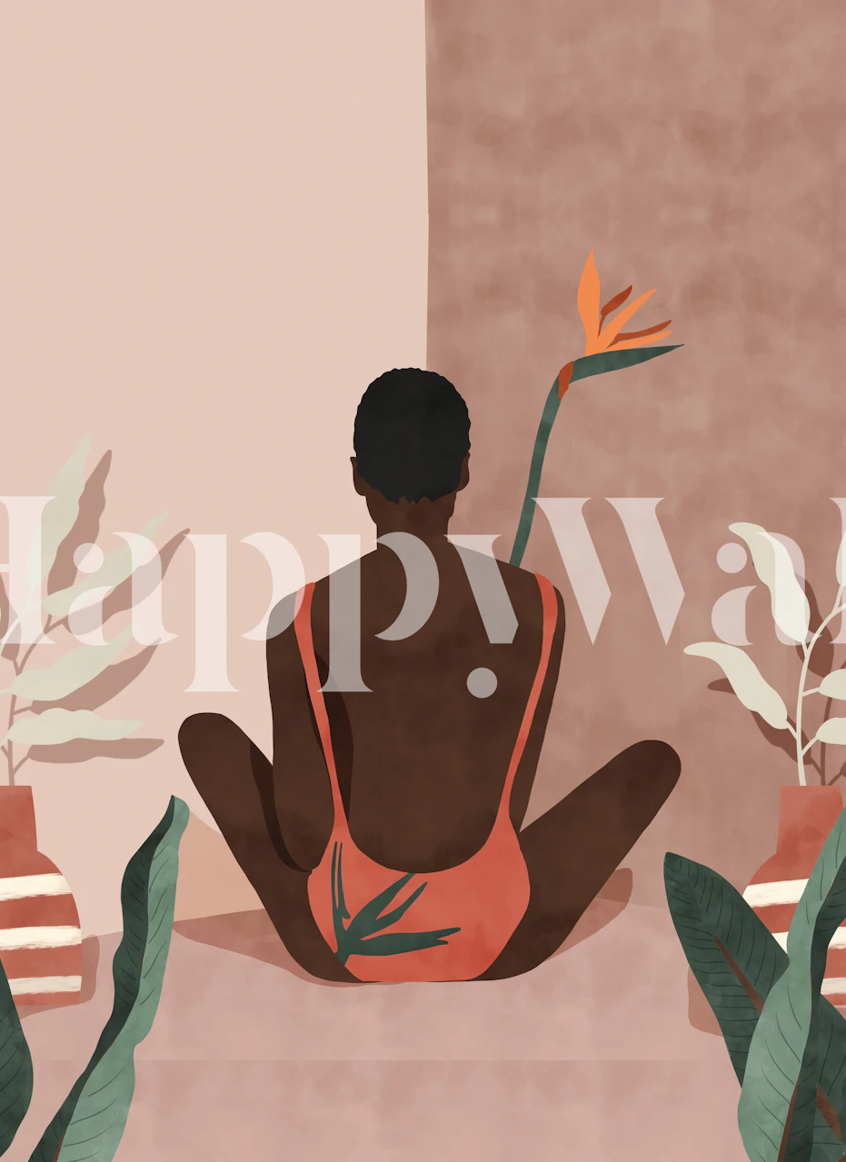 Luontoaiheinen tapetti, joka esittelee Love nature summer tunnelmaa