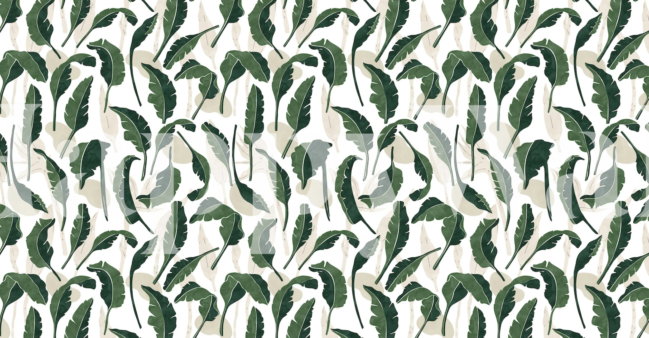 Simple tropical nature wallpaper design