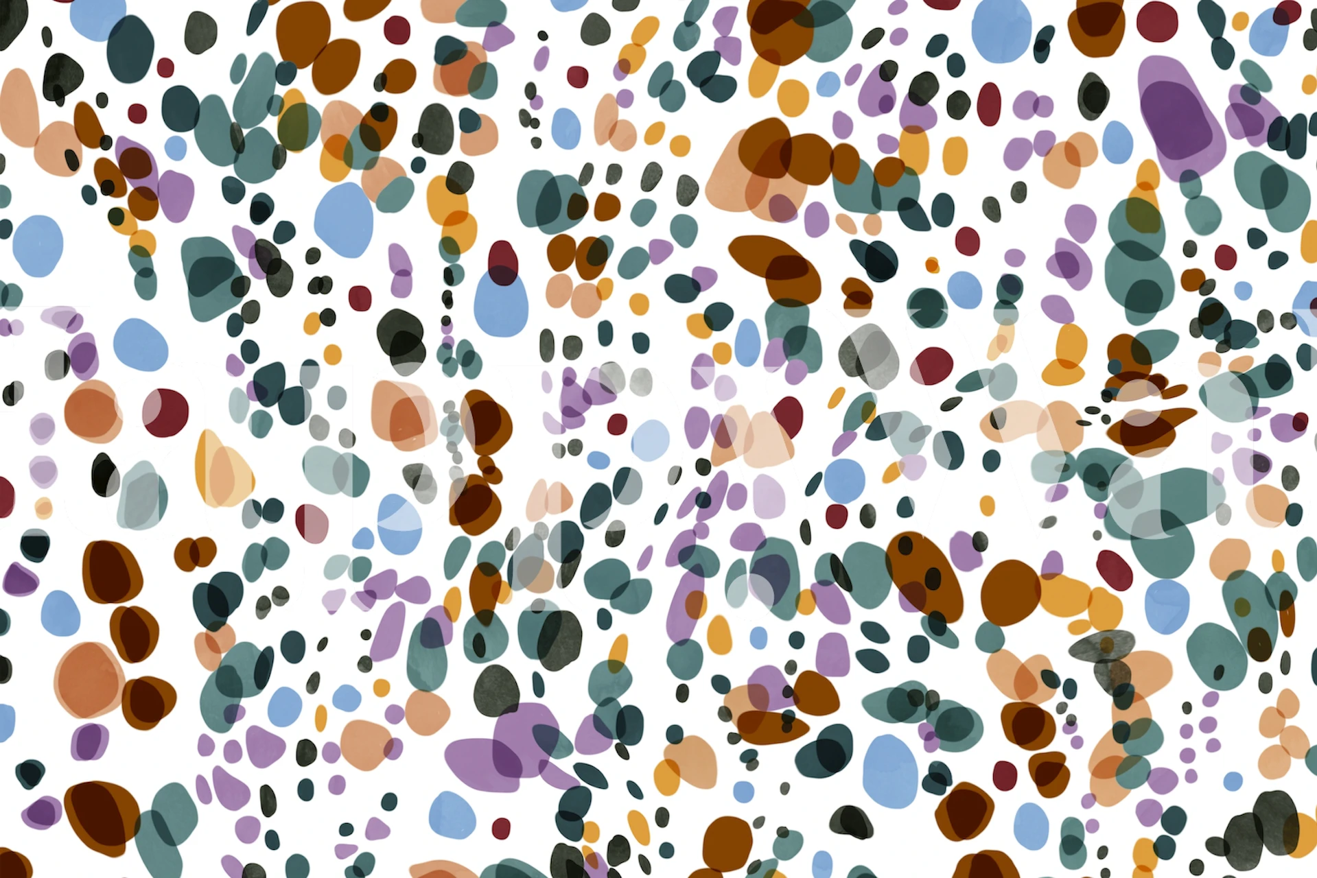 Colorful abstract dots pattern in various shades, modern wallpaper