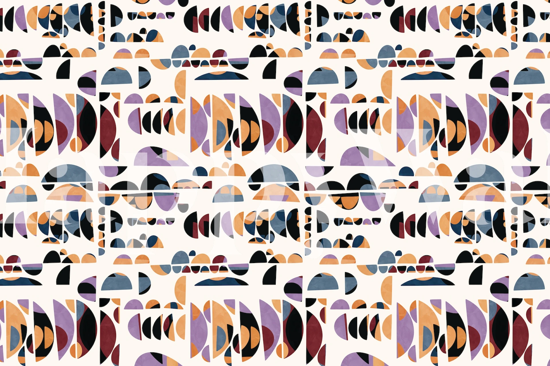 Fototapeta abstraktní geometrické tvary v pastelových barvách