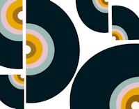 Retro Rainbow Vinyl 1 tapete