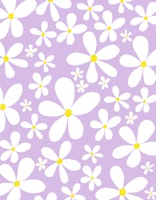Retro Spring Daisies 1 papel pintado