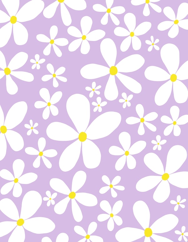 Retro Spring Daisies 1