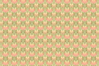 King Protea Flowers on Yellow behang